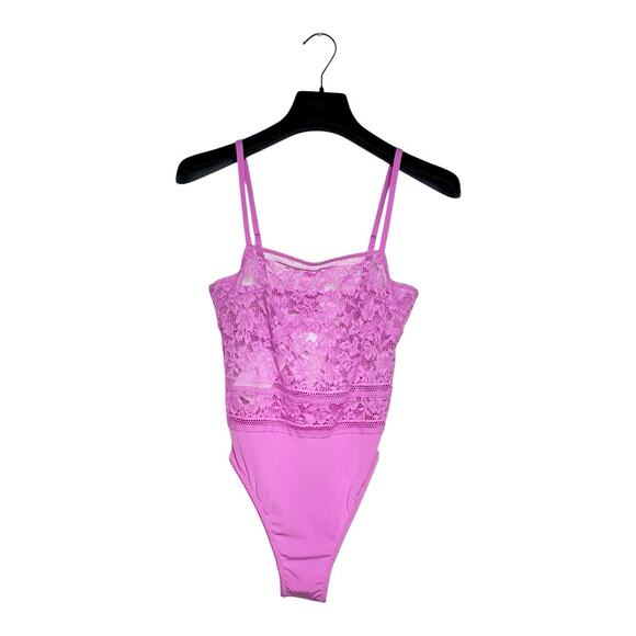 Wolford NWT Straight Laced Orchid Pink Shaping Bodysuit Size XSA - Picture 5 of 8